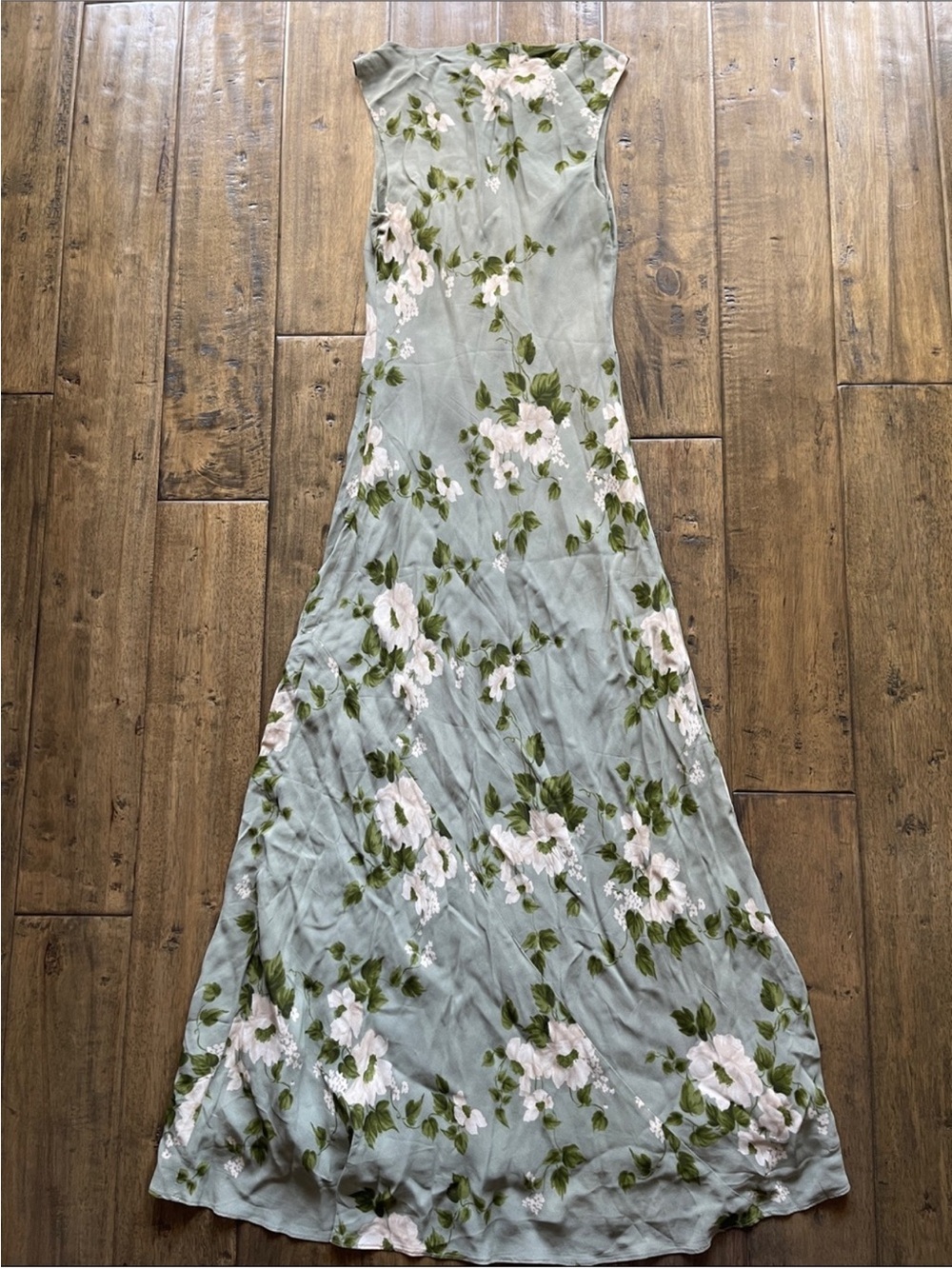 Reformation Prescott Floral Maxi Dress Green - Picture 6 of 8